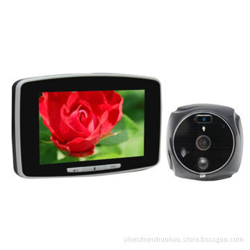 5" HD LCD touchscreen door viewer, digital night version and photo function